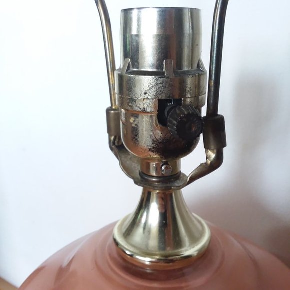 Vintage Coral Ceramic Lamp - Picture 9 of 9